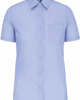 Kariban | K548 | Popeline Bluse "Judith" kurzarm