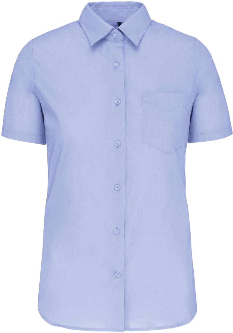 Kariban | K548 | Popeline Bluse "Judith" kurzarm