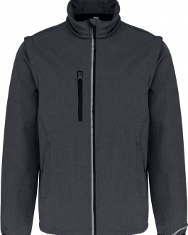Kariban ProAct | PA323 | 3-Lagen Softshell Jacke mit abnehmbaren Ärmeln